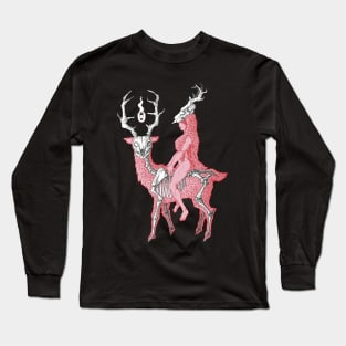 Lady on a deer Long Sleeve T-Shirt